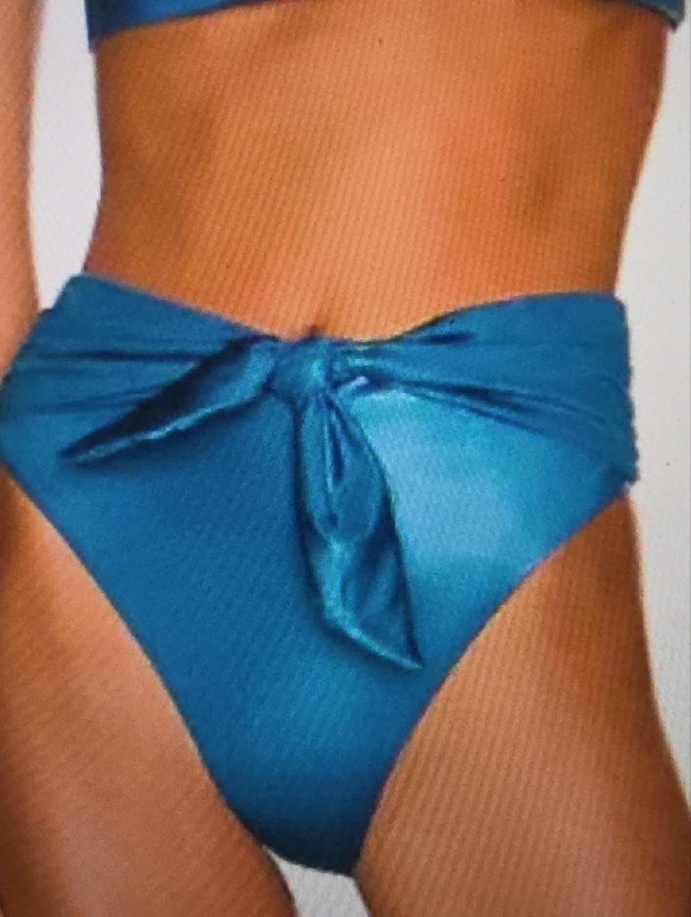 Agua Bendita Calista& Isabella High-Waist Bikini Bottom Size 3XL